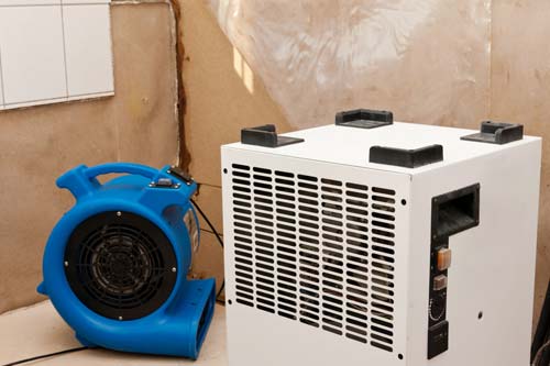 Air movers and dehumidifiers